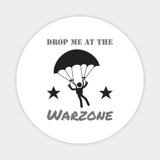 Gaming Warzone Parachute Skydive Gamer Magnet